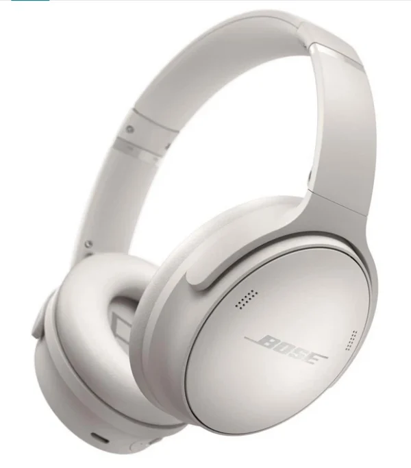 Bose QuietComfort 45 Noise cancelling Headphone Bluetooth with microphone - White